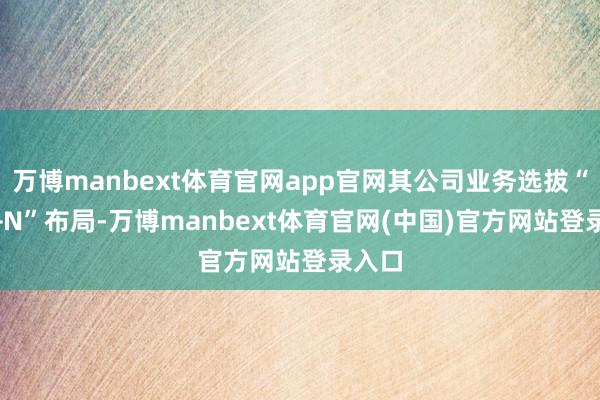 万博manbext体育官网app官网其公司业务选拔“1+2+