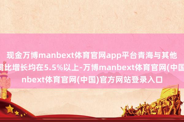 现金万博manbext体育官网app平台青海与其他省份购销往复金额同比增长均在5.5%以上-万博manbext体育官网(中国)官方网站登录入口